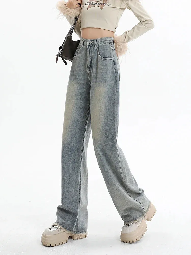 2024 High Waist Baggy Retro Y2K Jeans