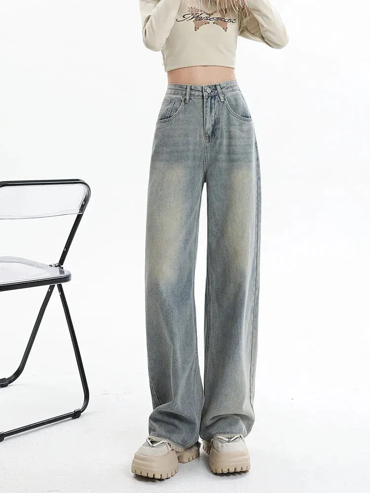 2024 High Waist Baggy Retro Y2K Jeans