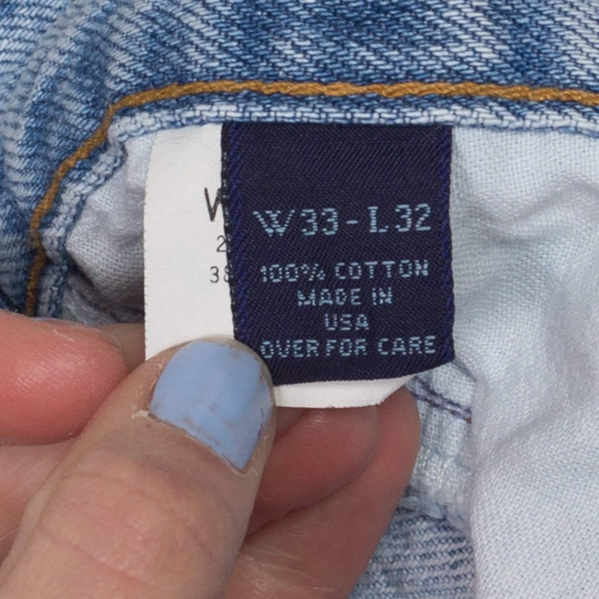 33x32 90s Light Wash High Waisted Dad Jeans Unisex