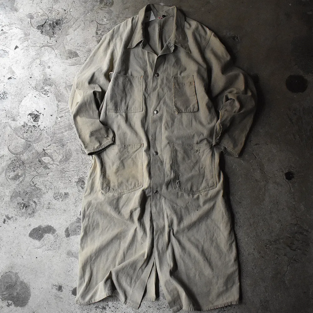 40's～50's CONE FABRICS シャンブレーショップコート 230408H