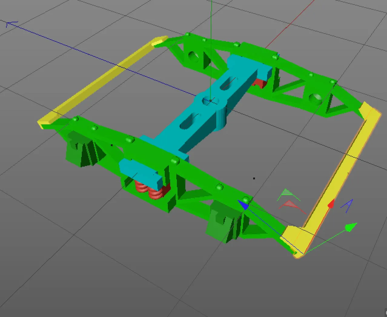 ACF Reinforced arch bar truck frame #48-8851