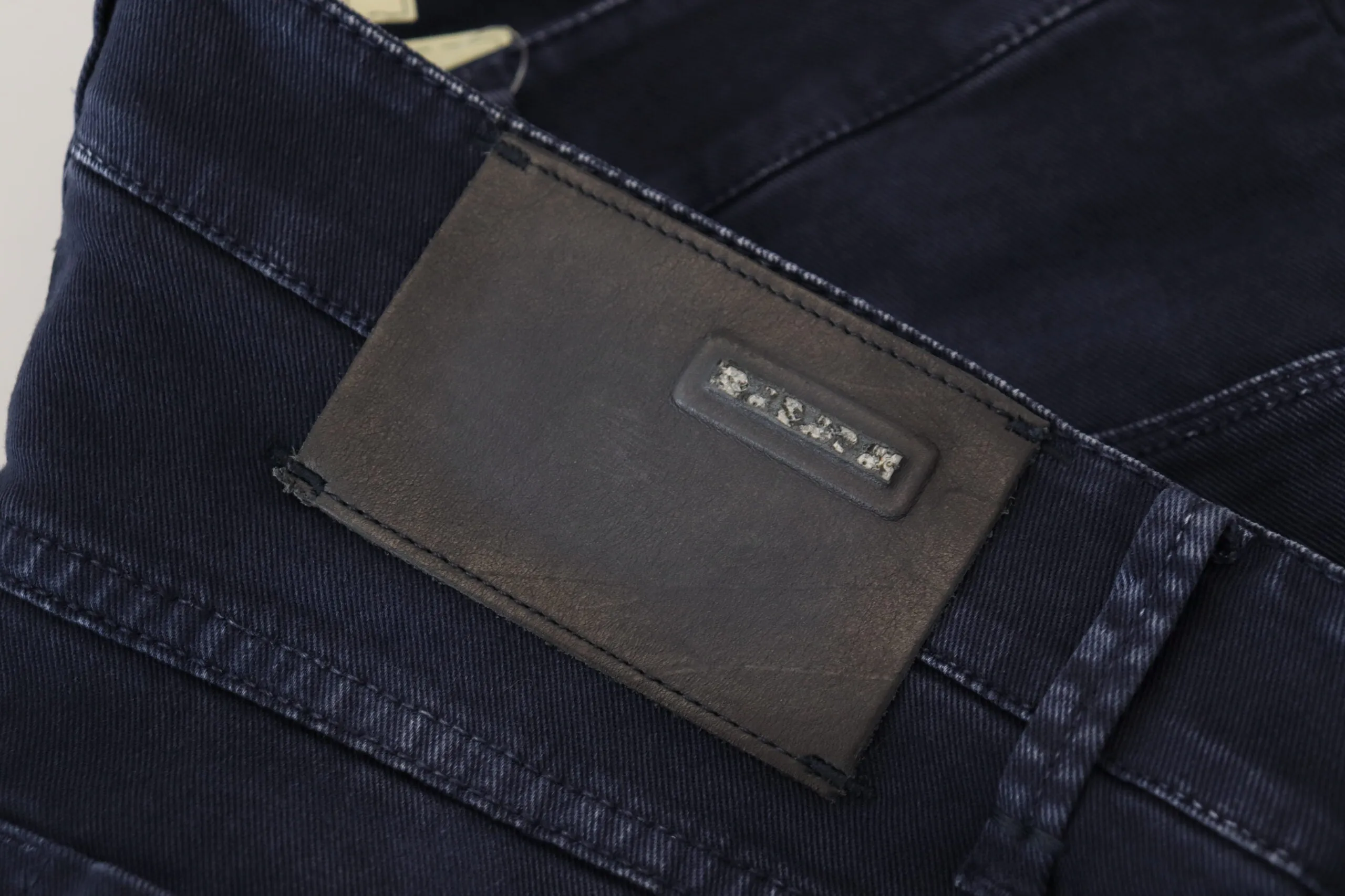 Acht Blue Cotton Tapered Slim Fit Men Casual Denim Jeans