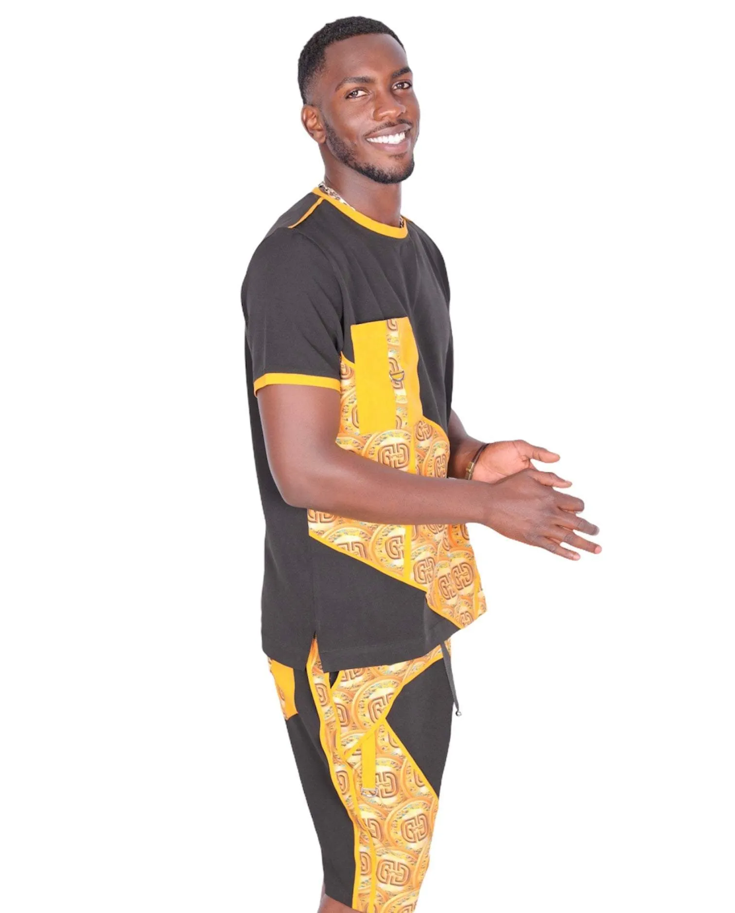 African Set Nigerian Ankara Yellow