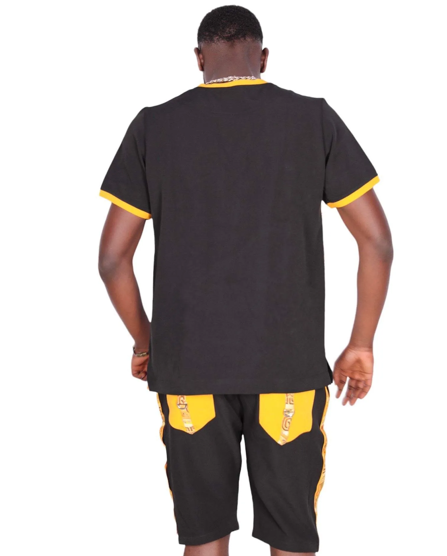 African Set Nigerian Ankara Yellow