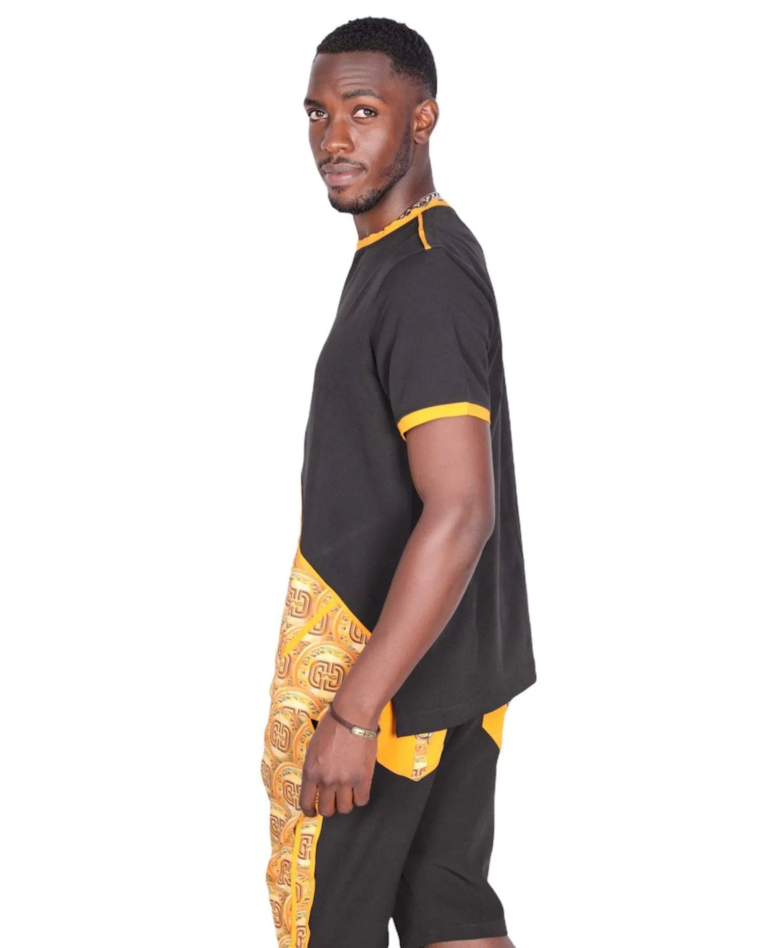 African Set Nigerian Ankara Yellow