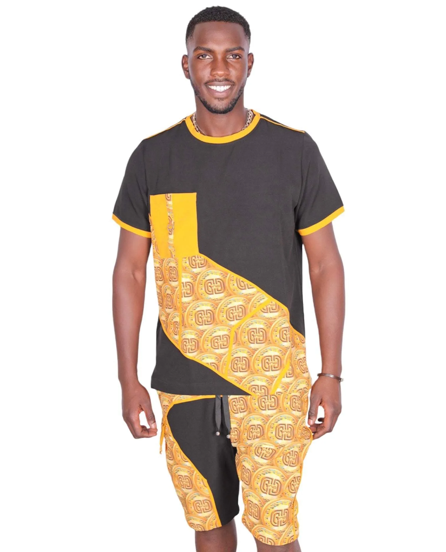 African Set Nigerian Ankara Yellow