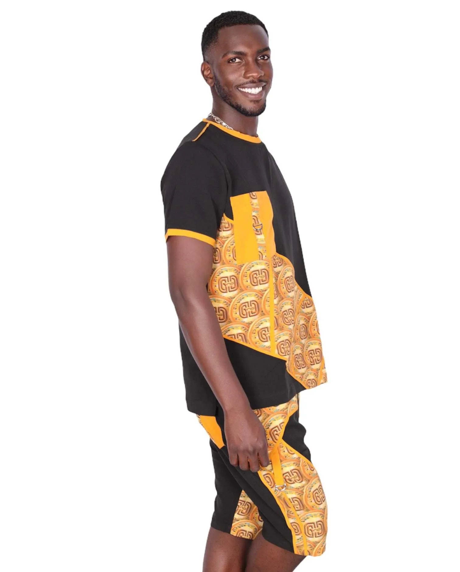 African Set Nigerian Ankara Yellow