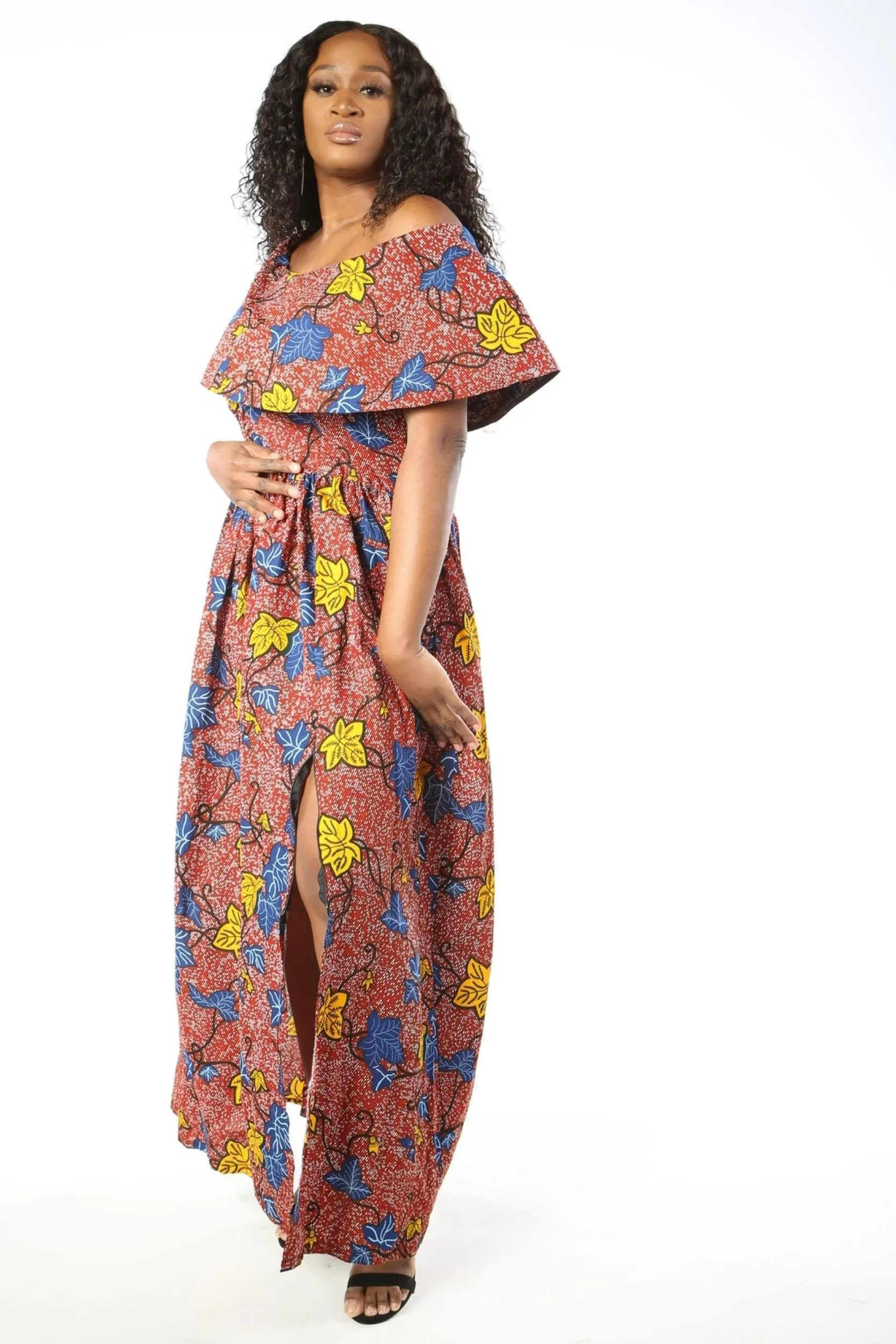 AKANI African Print Women's Dress (Maxi)