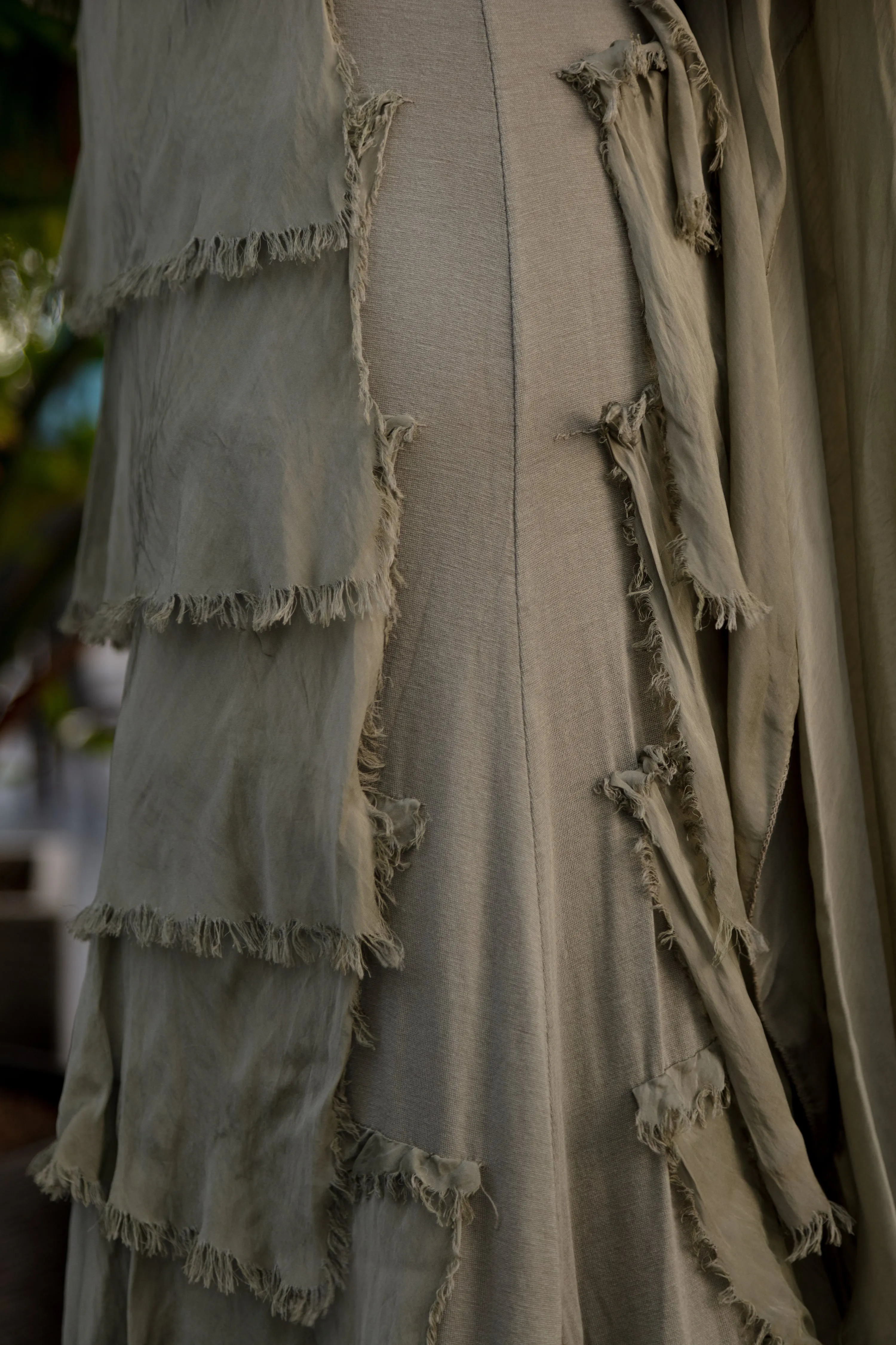 Ashton Frayed Maxi Dress