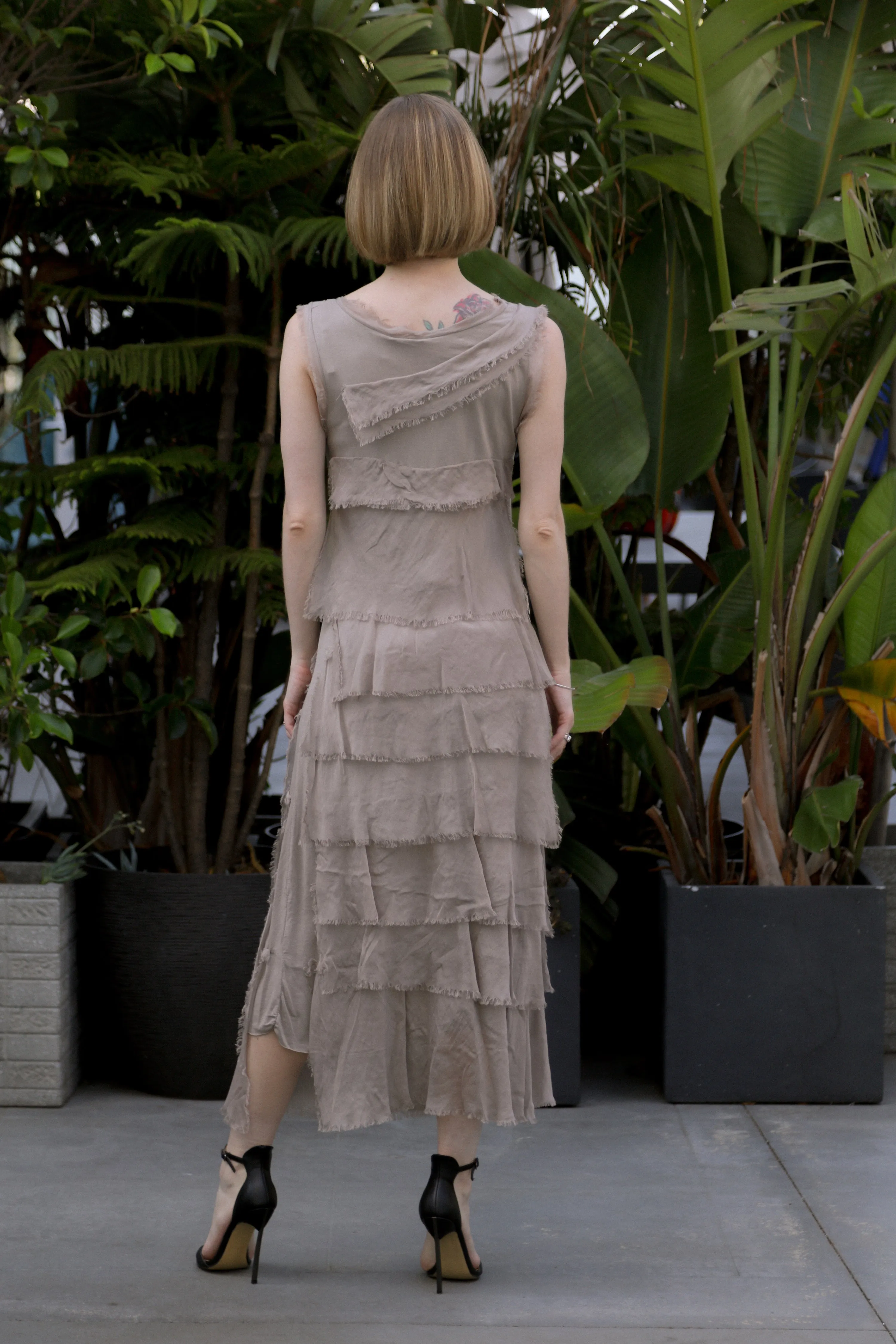 Ashton Frayed Maxi Dress