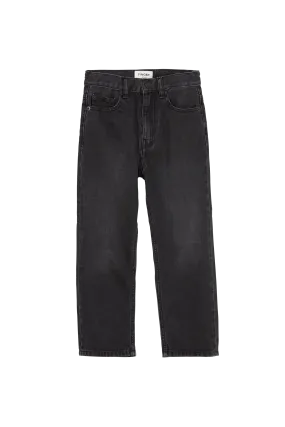 AUSTIN Black Denim - 5-Pocket Loose Fit Jeans