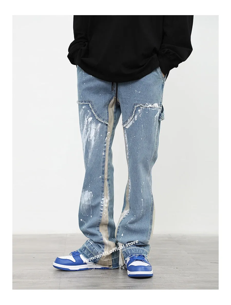 Baggy Painter's Stacked Jeans