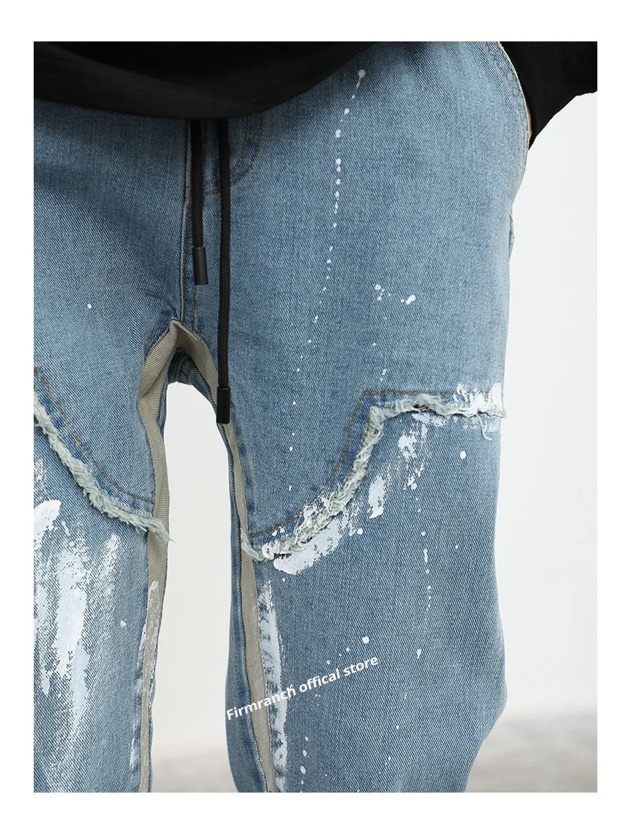 Baggy Painter's Stacked Jeans