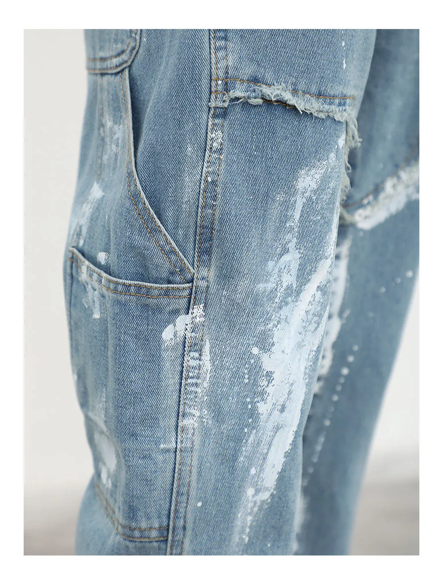 Baggy Painter's Stacked Jeans