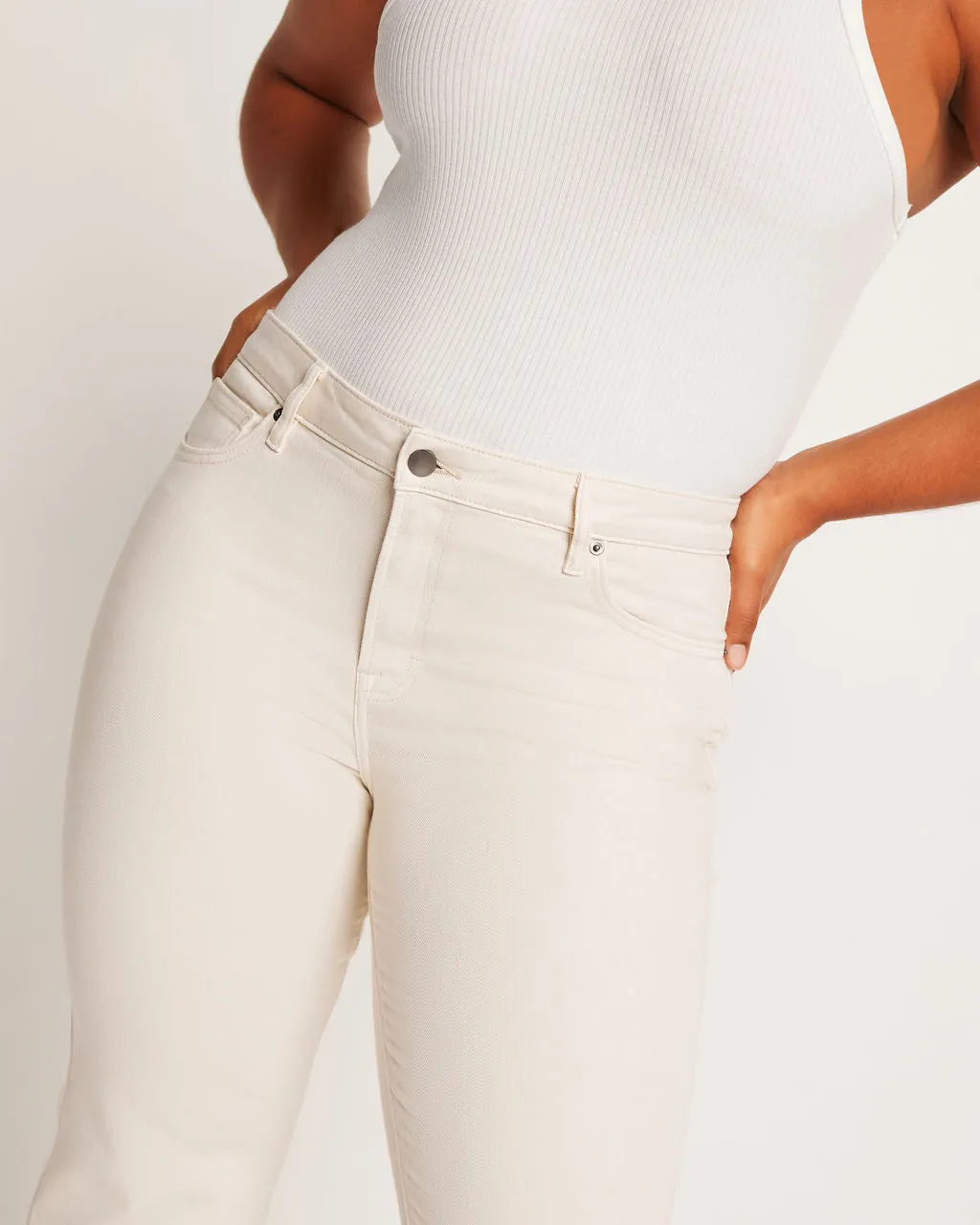 Berkeley Crop Kick Flare Jeans