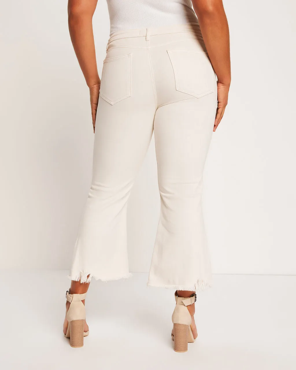 Berkeley Crop Kick Flare Jeans