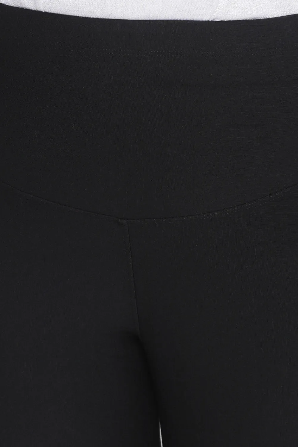 Black Criss Cross Tummy Shaper Jeggings