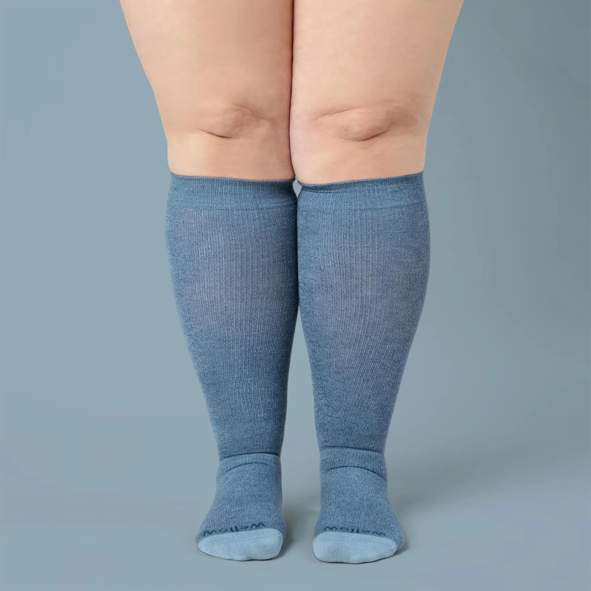 Blue Steel Twist - Grip Socks