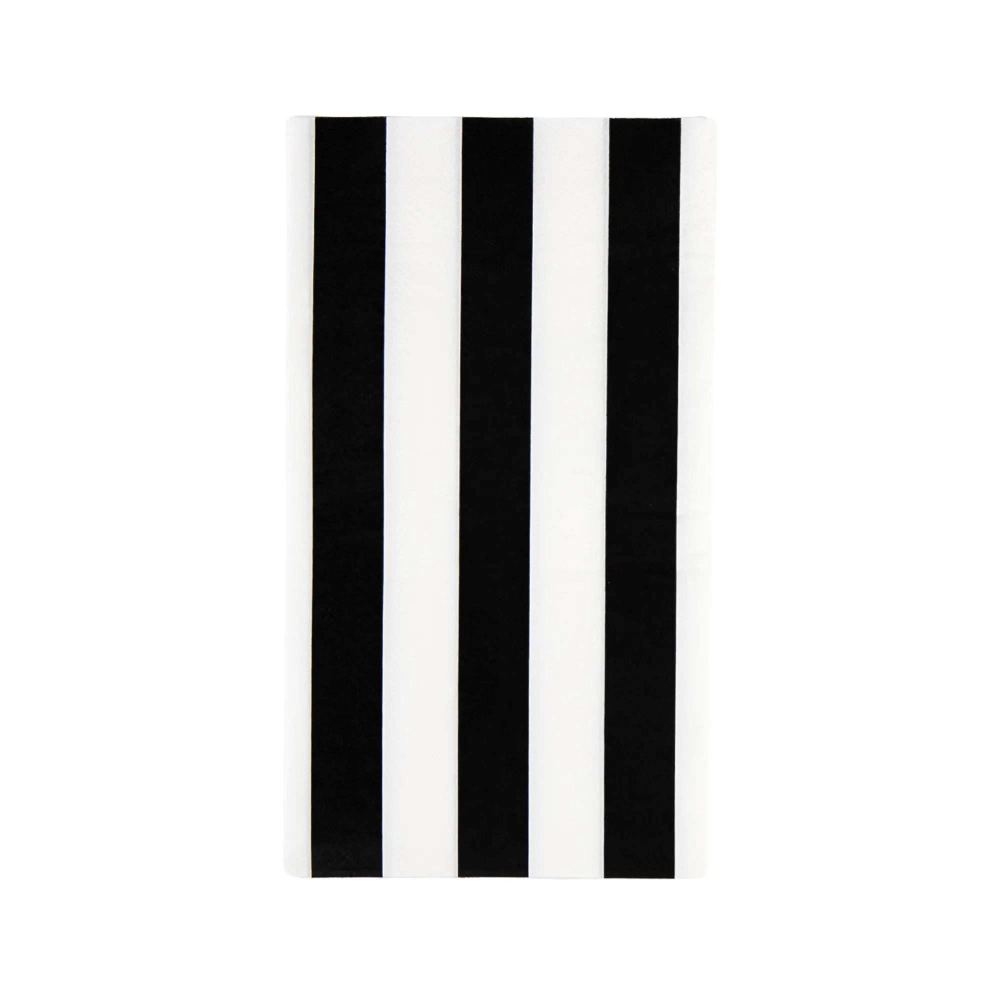 Bonjour Fête - BLACK NOIR CABANA STRIPE GUEST TOWELS