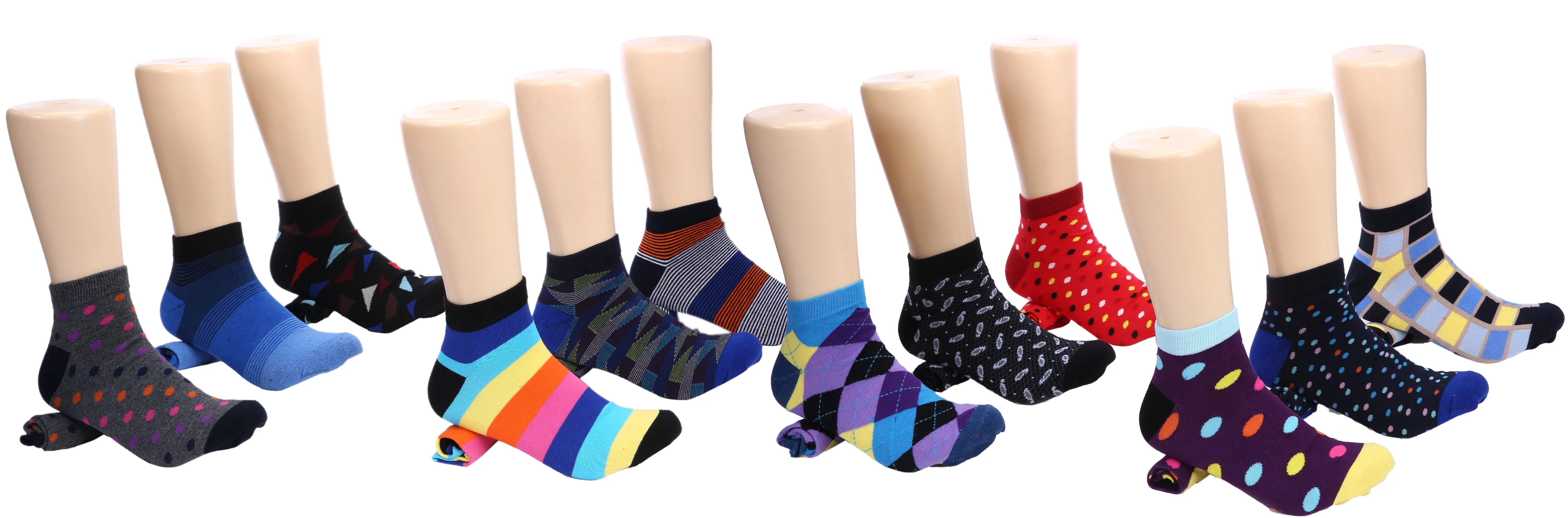 Bounce Dress Ankle Socks 12 Pack