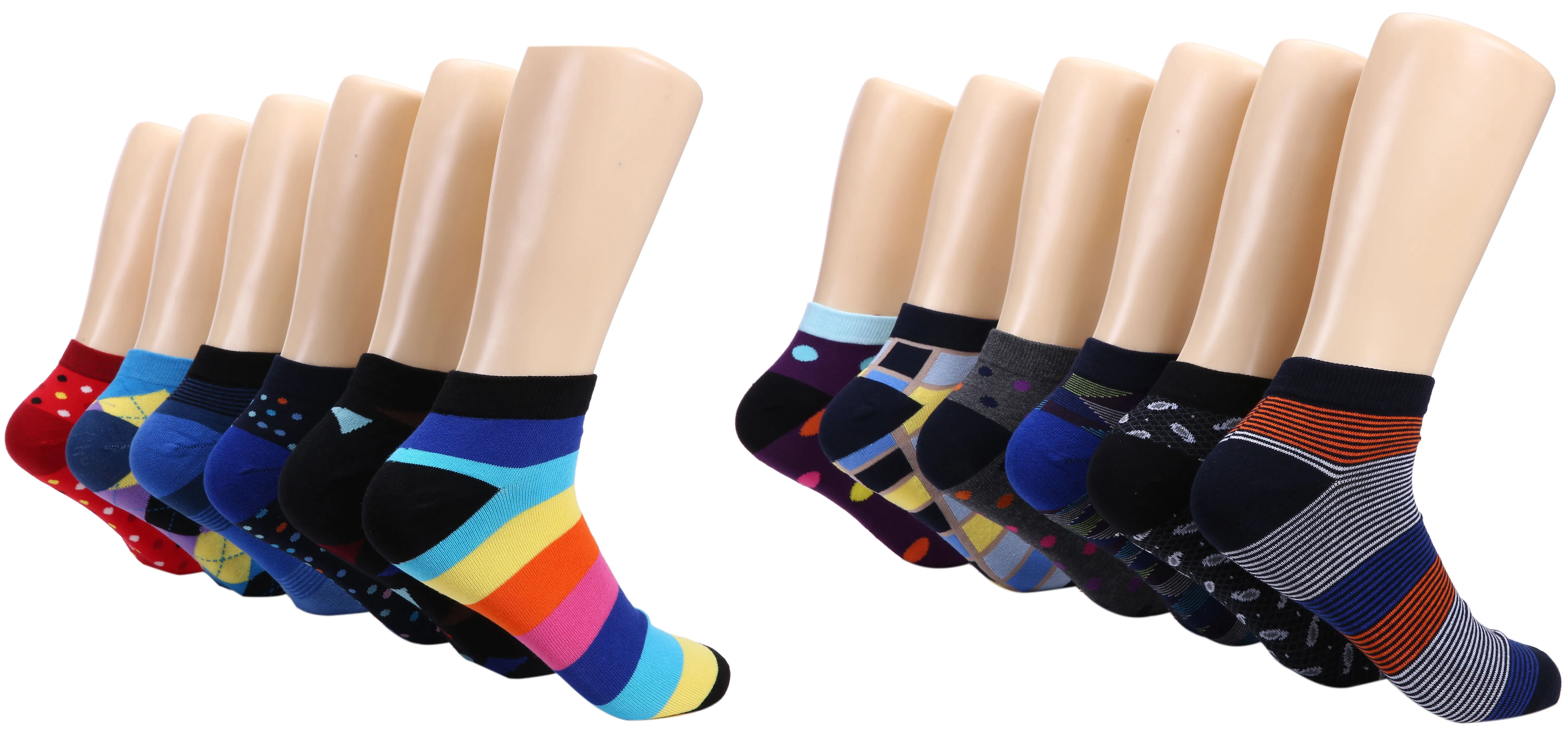 Bounce Dress Ankle Socks 12 Pack