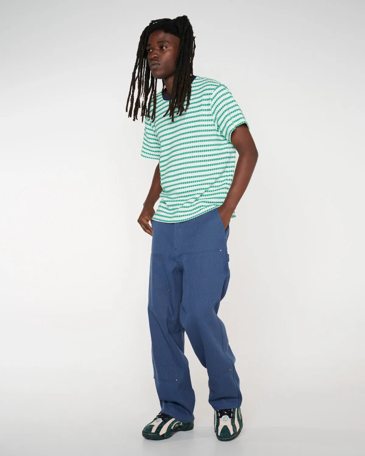 Bull Denim Double Knee Utility Pant - Navy
