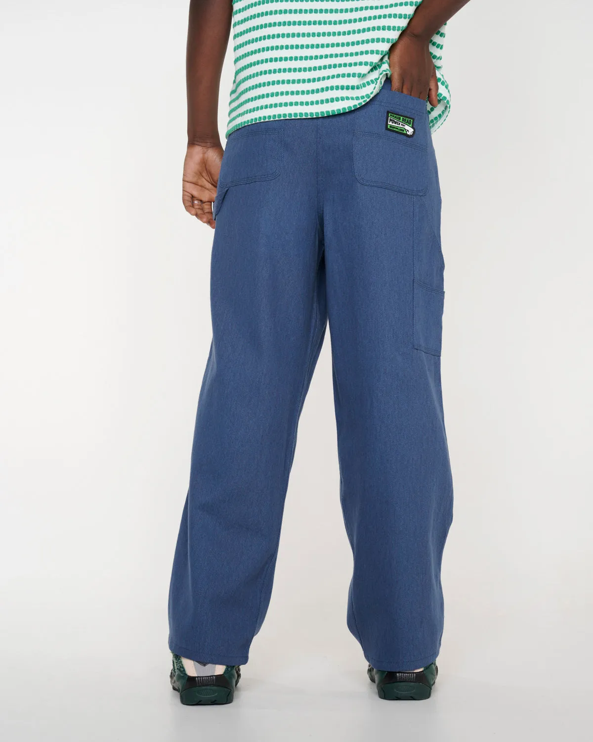 Bull Denim Double Knee Utility Pant - Navy