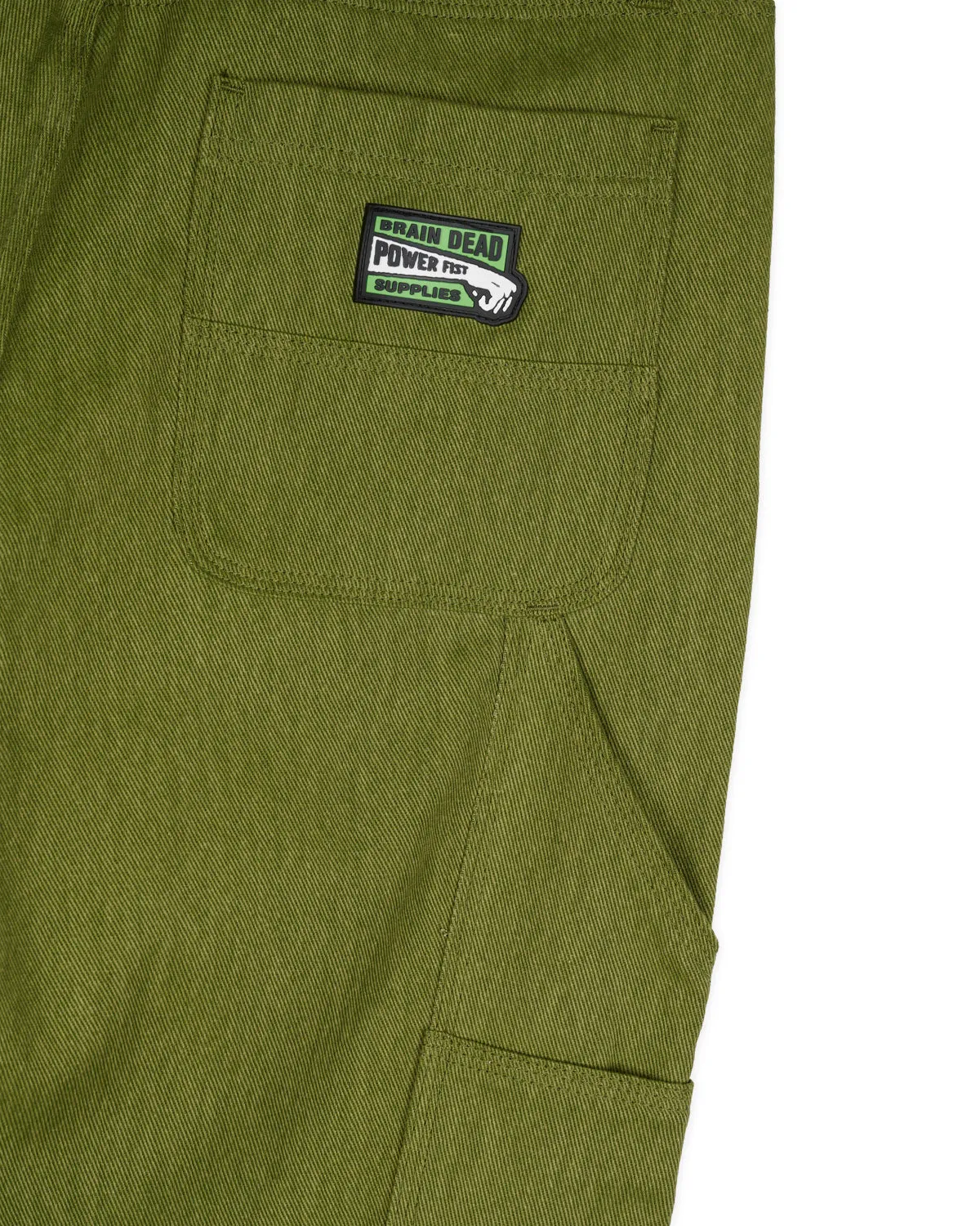 Bull Denim Double Knee Utility Pant - Olive