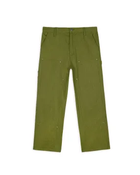 Bull Denim Double Knee Utility Pant - Olive