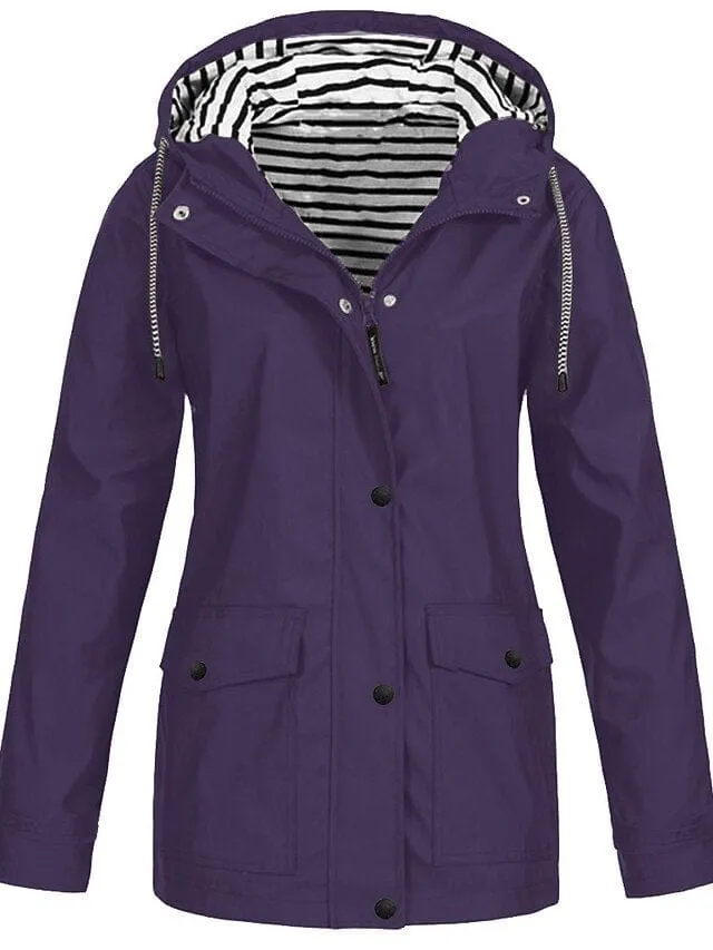 Button-Front Sherpa Jacket