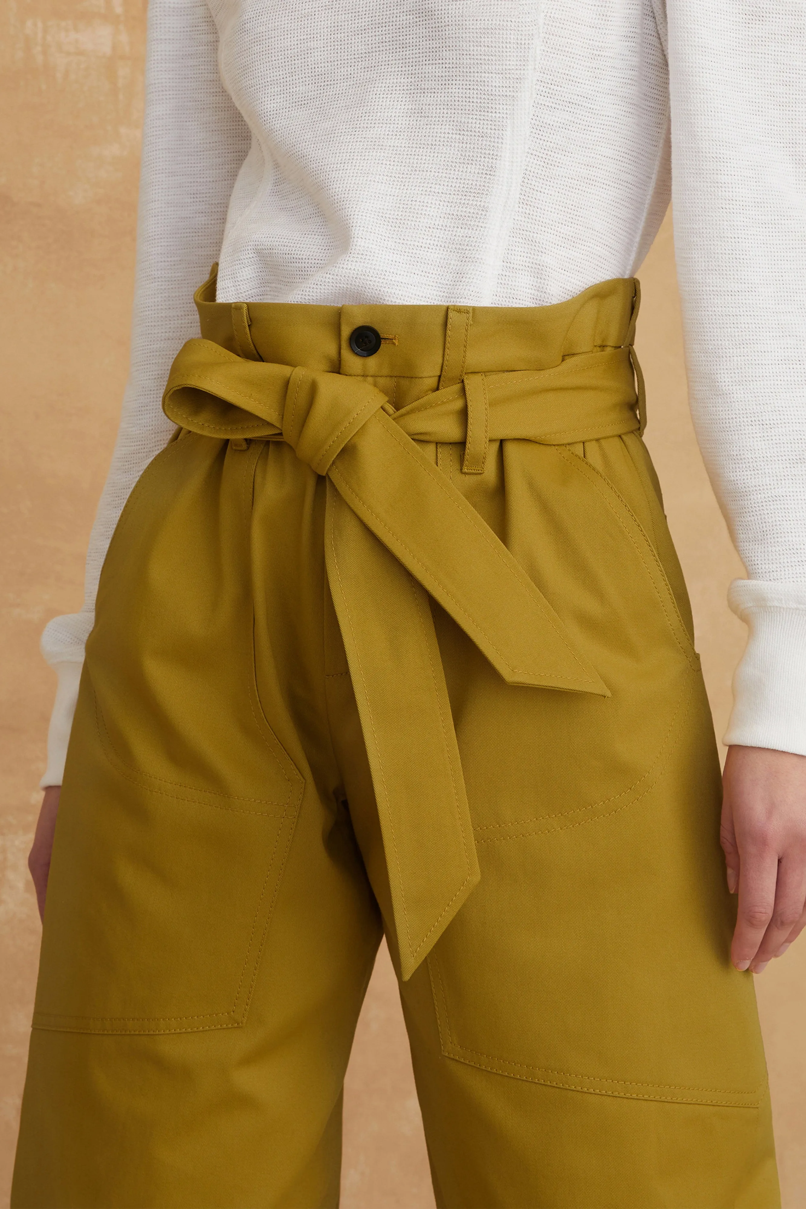 Canvas Balloon Pant - Ochre