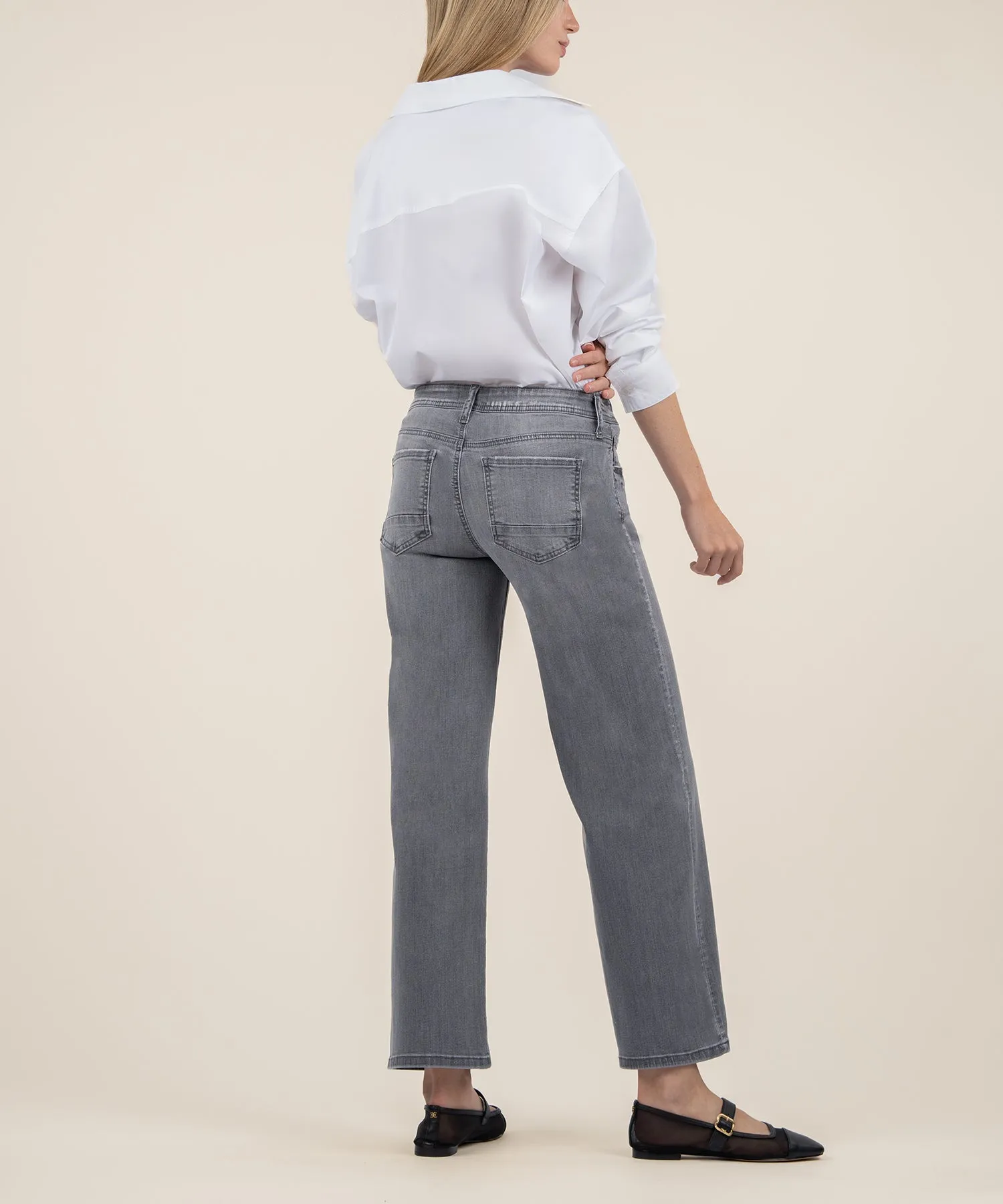 Charlotte Mid Rise Wide Leg