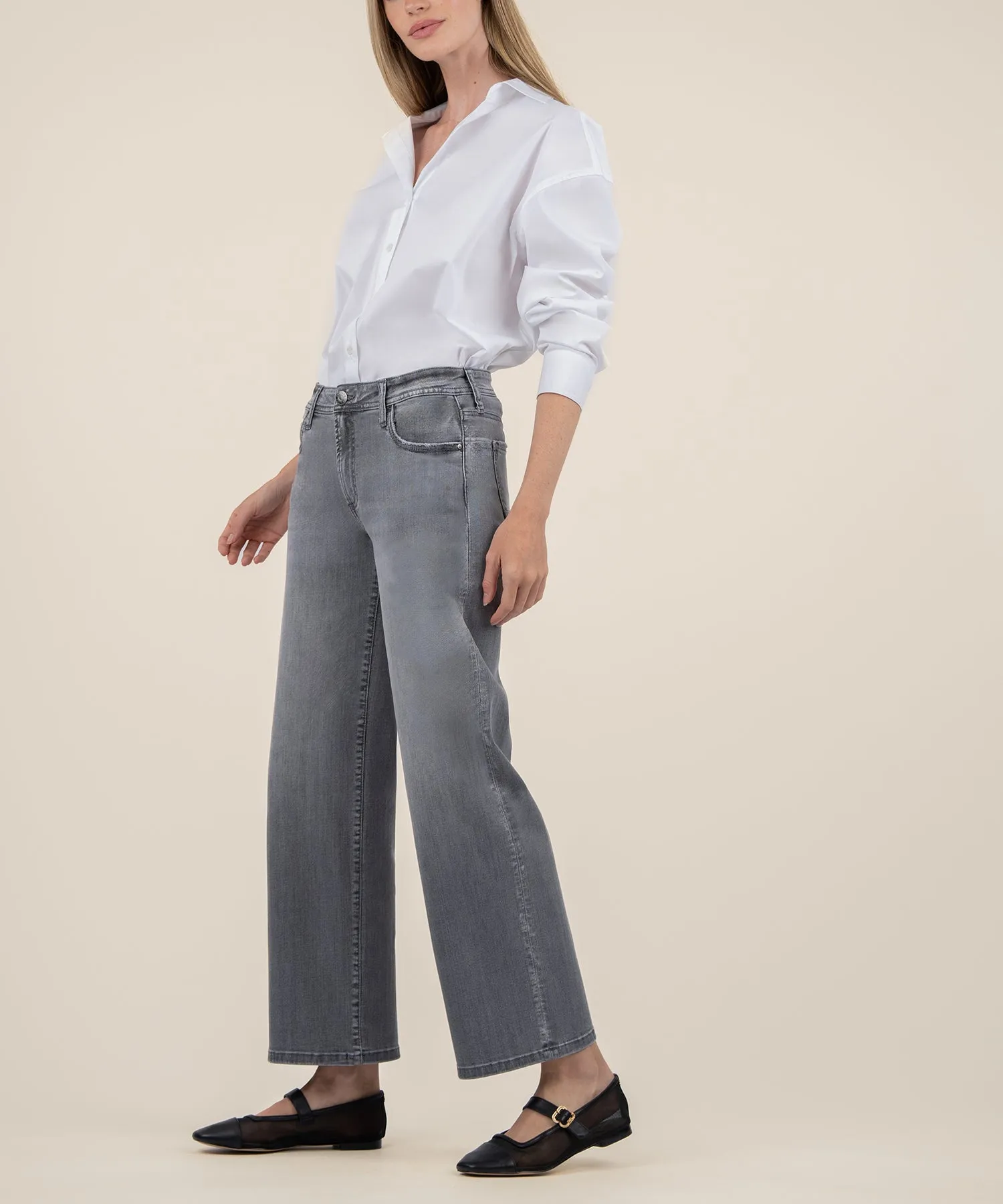 Charlotte Mid Rise Wide Leg