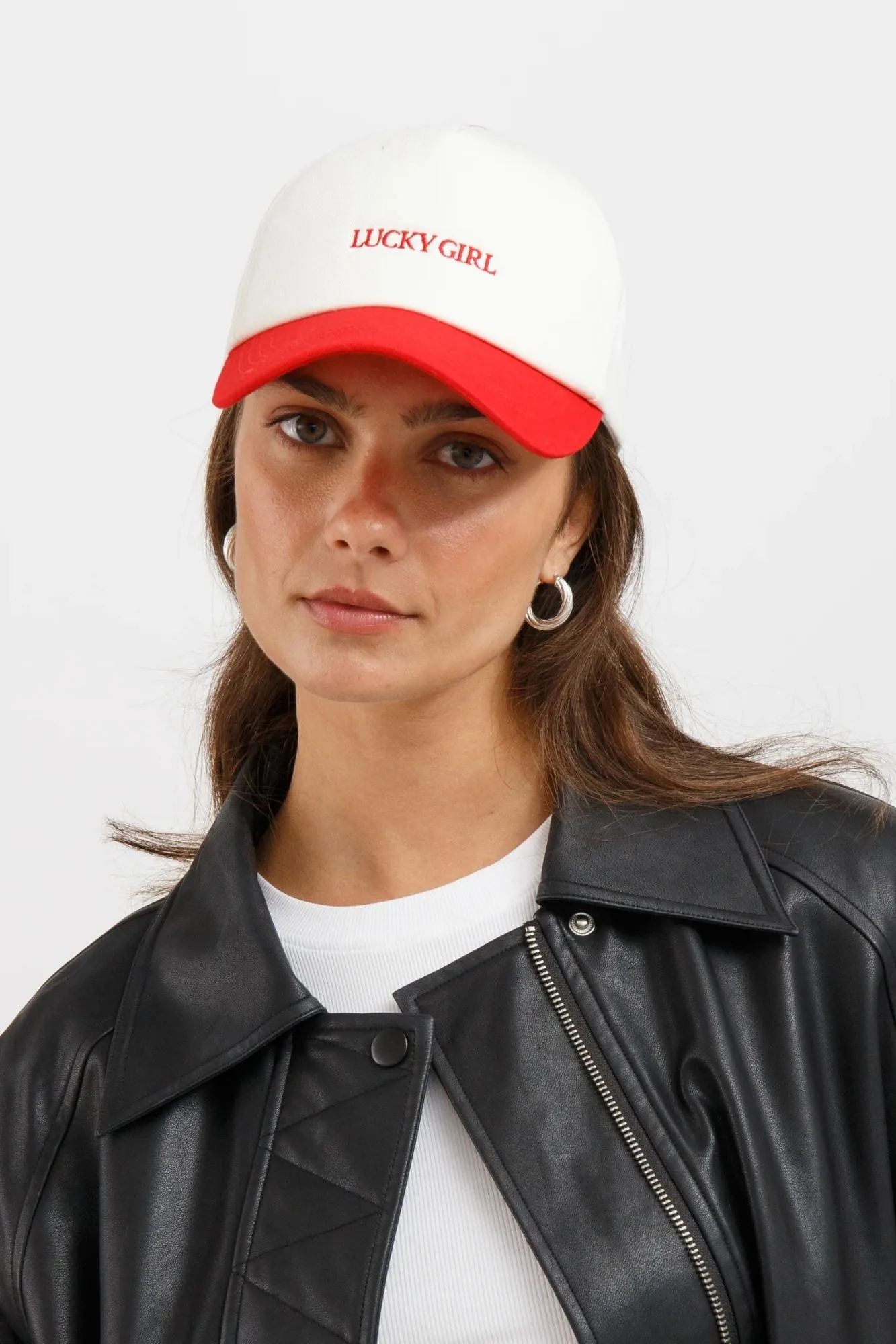 Christine Oversized Vegan Leather Bomber