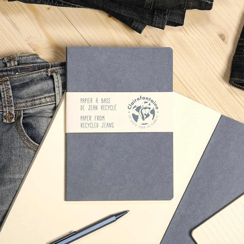 Clairefontaine Jeans Notebook 7.5x12cm