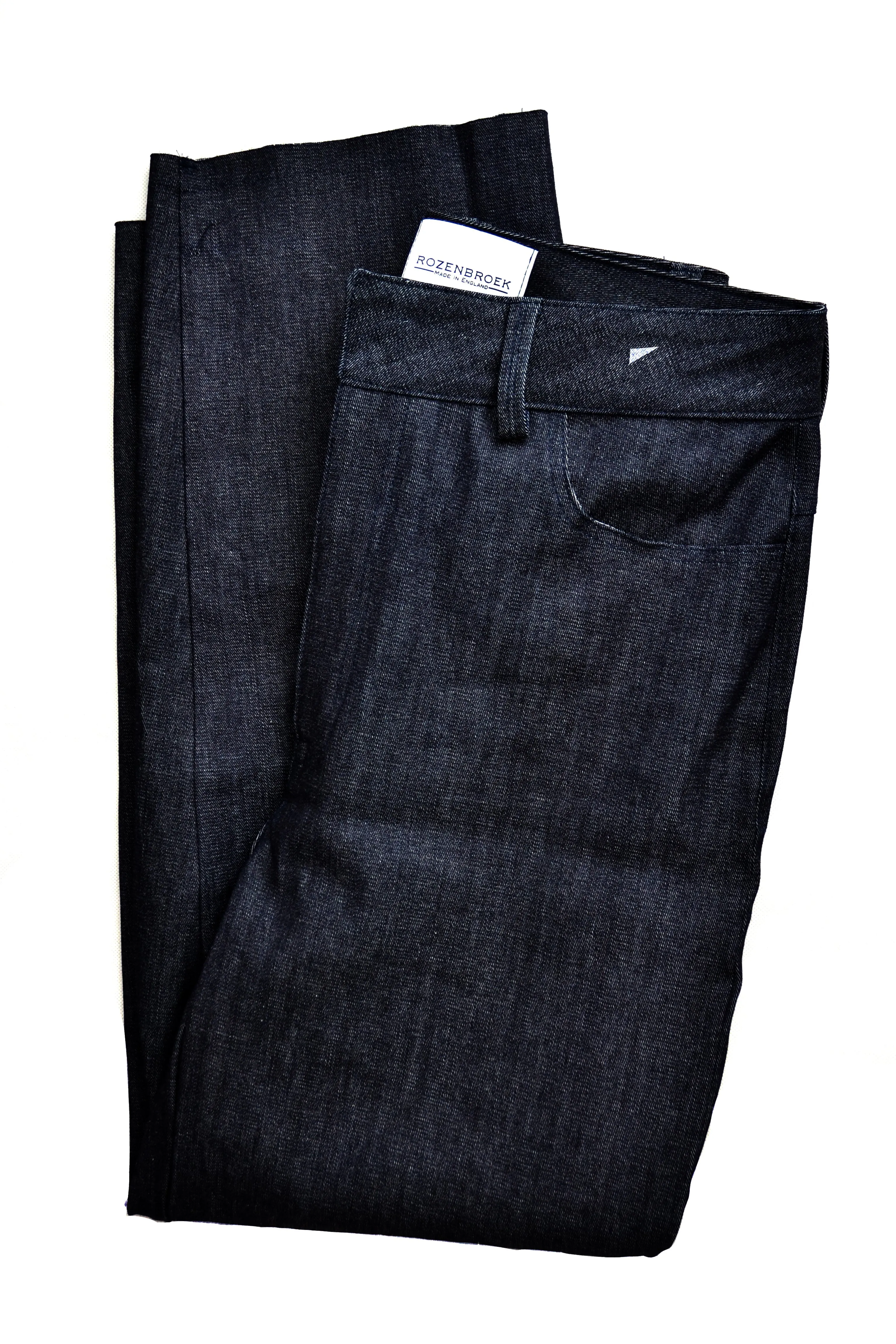 {Clearance Stock} Organic Denim Straight Leg Jeans- Dark Blue