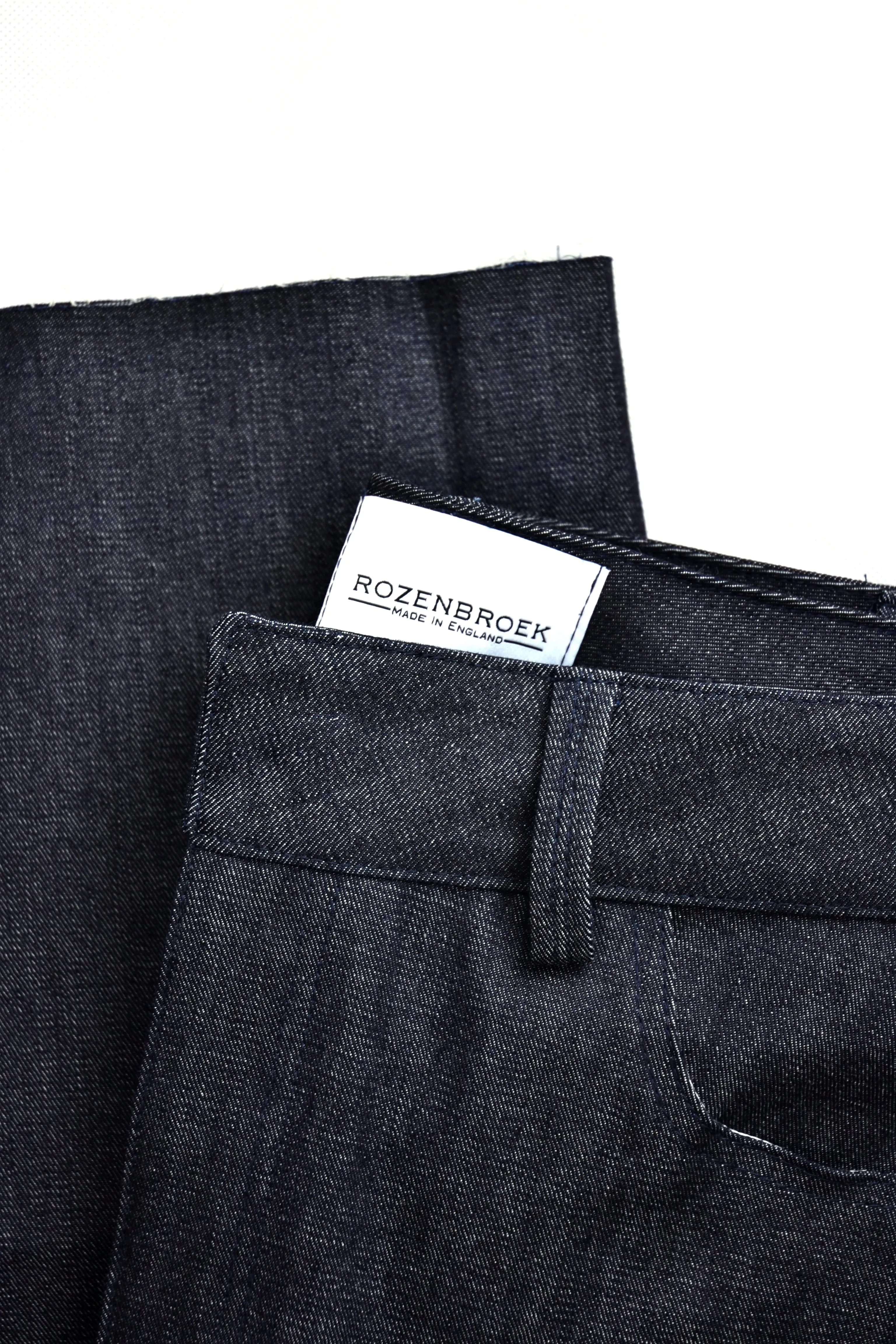 {Clearance Stock} Organic Denim Straight Leg Jeans- Dark Blue