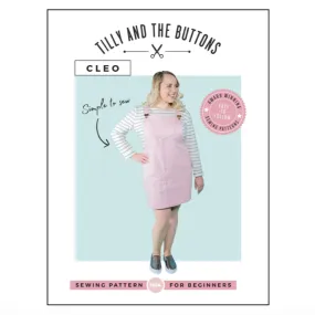Cleo Dungaree Dress Pattern (US 2-20)