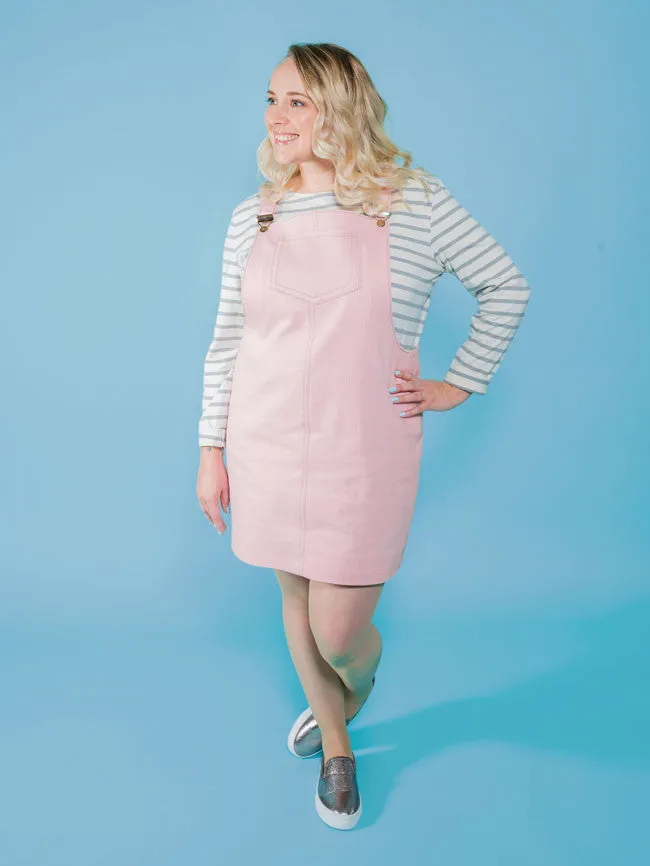 Cleo Dungaree Dress Pattern (US 2-20)