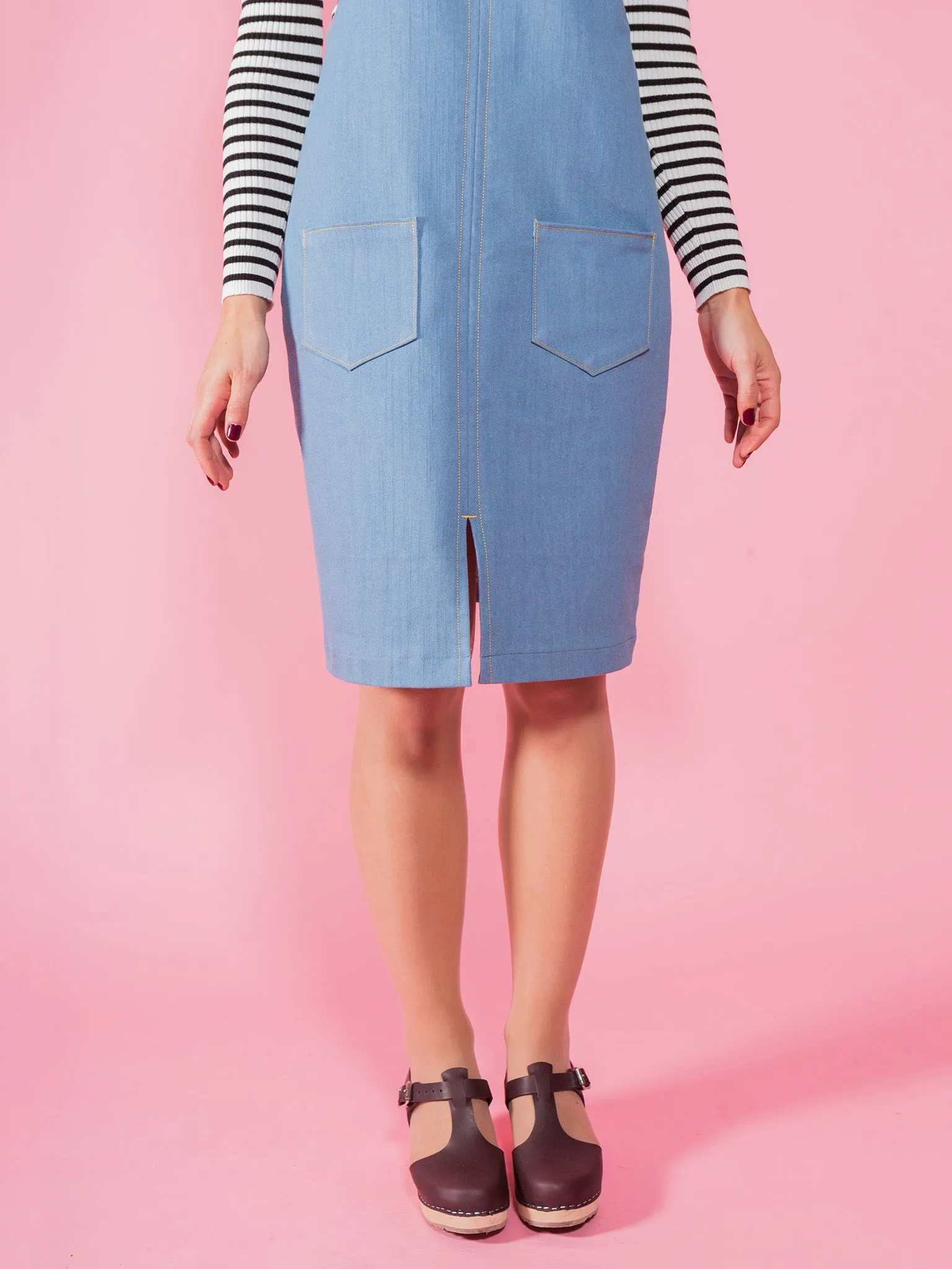 Cleo Dungaree Dress Pattern (US0-30)
