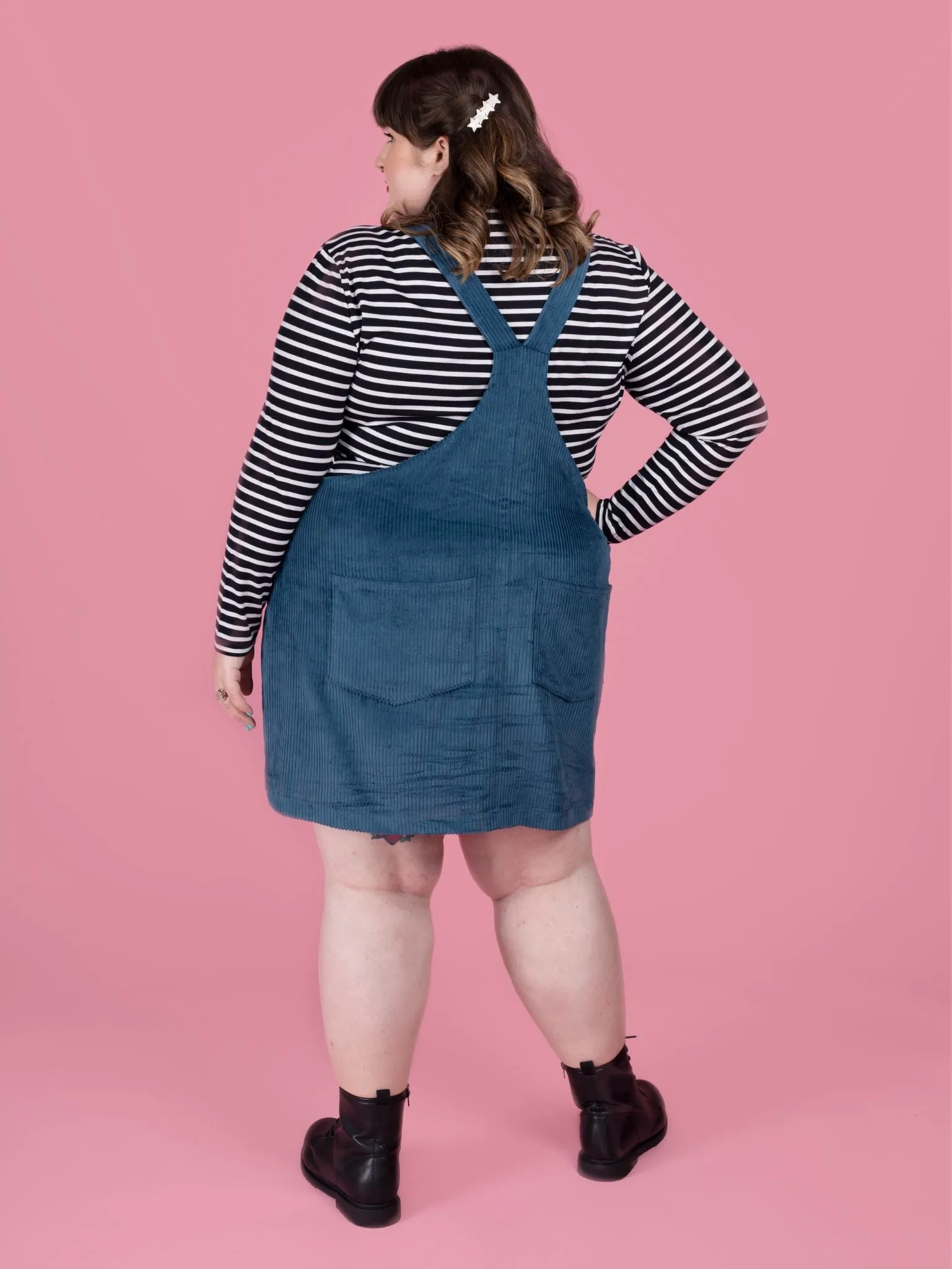 Cleo Dungaree Dress Pattern (US0-30)