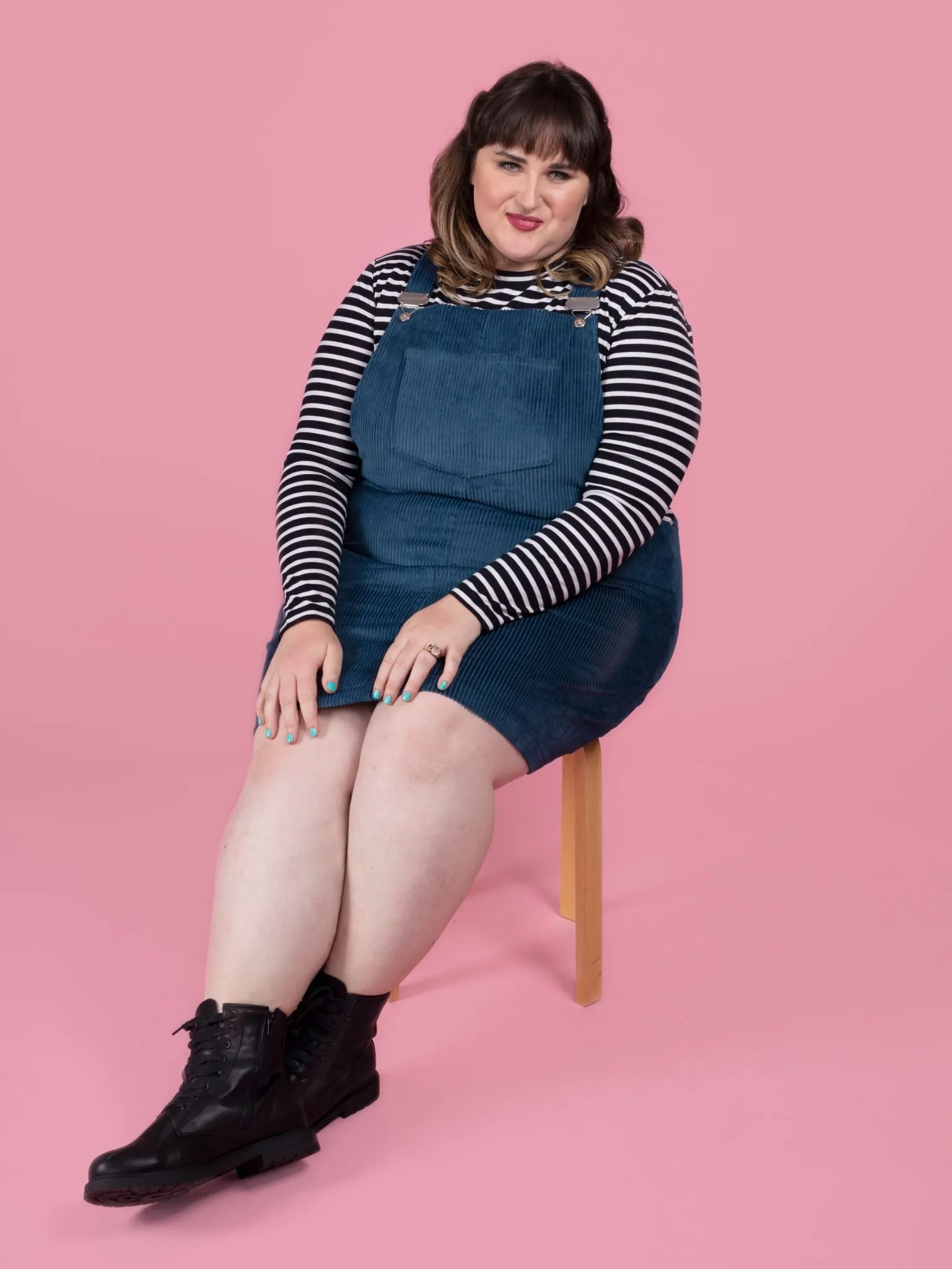 Cleo Dungaree Dress Pattern (US0-30)