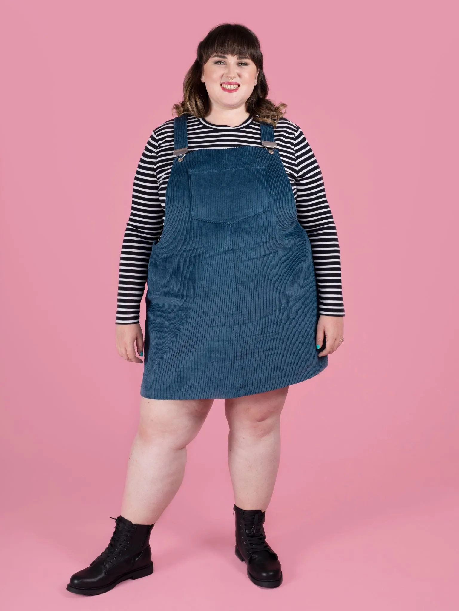 Cleo Dungaree Dress Pattern (US0-30)
