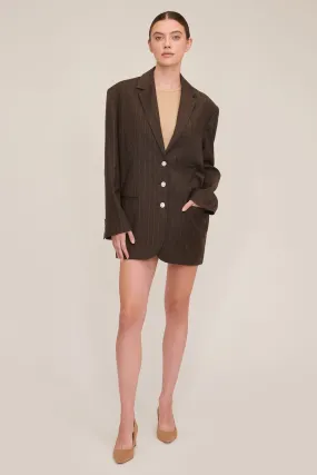 Cohen Pinstripe Boyfriend Blazer Dress