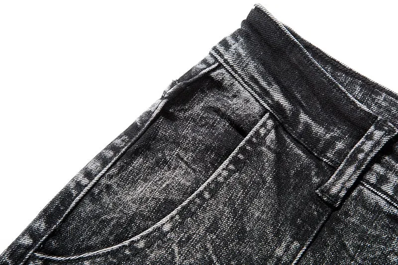 Comfort Stretch Denim Cargo Pants