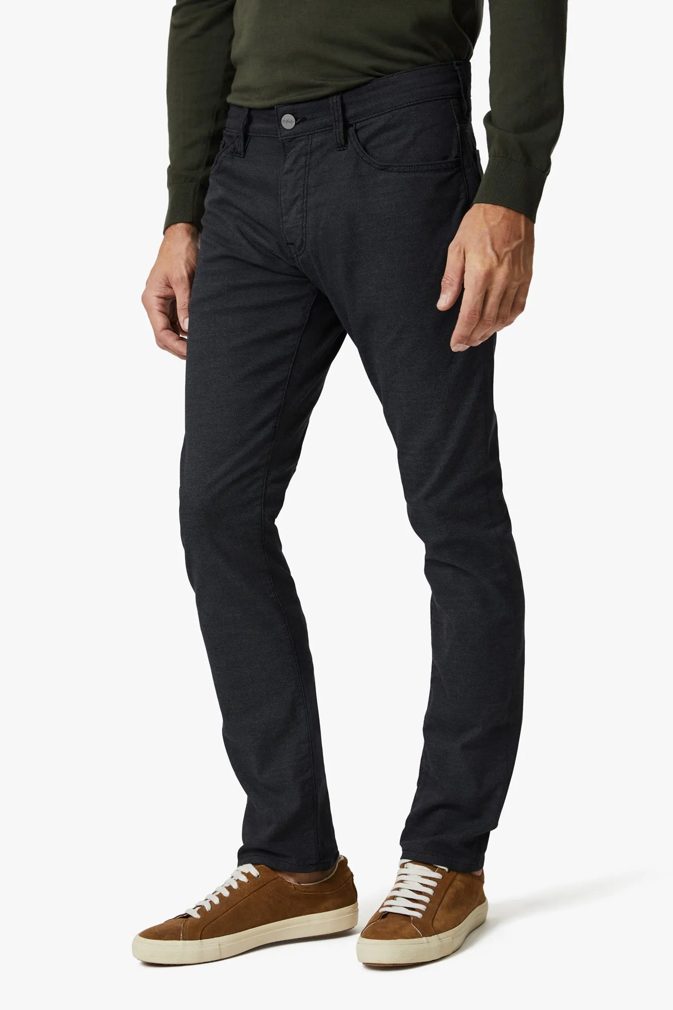 Cool Tapered Leg Pants In Black Coolmax