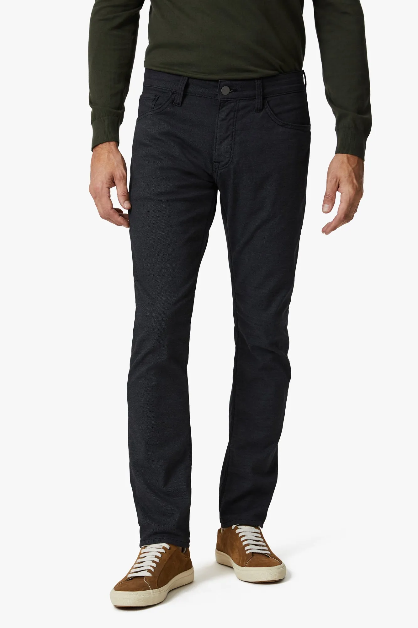 Cool Tapered Leg Pants In Black Coolmax