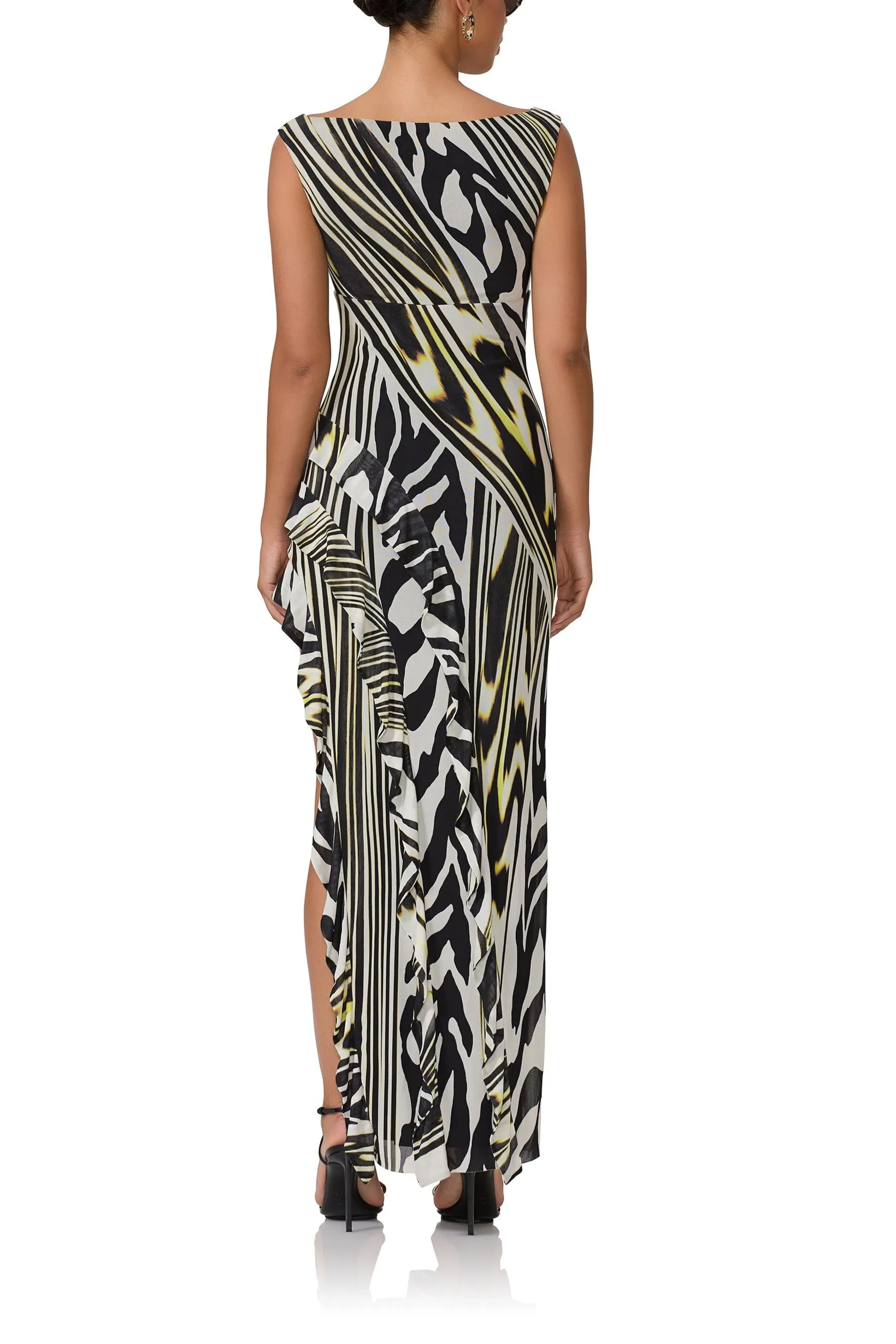 Dahl Maxi Dress - Zebra Lime
