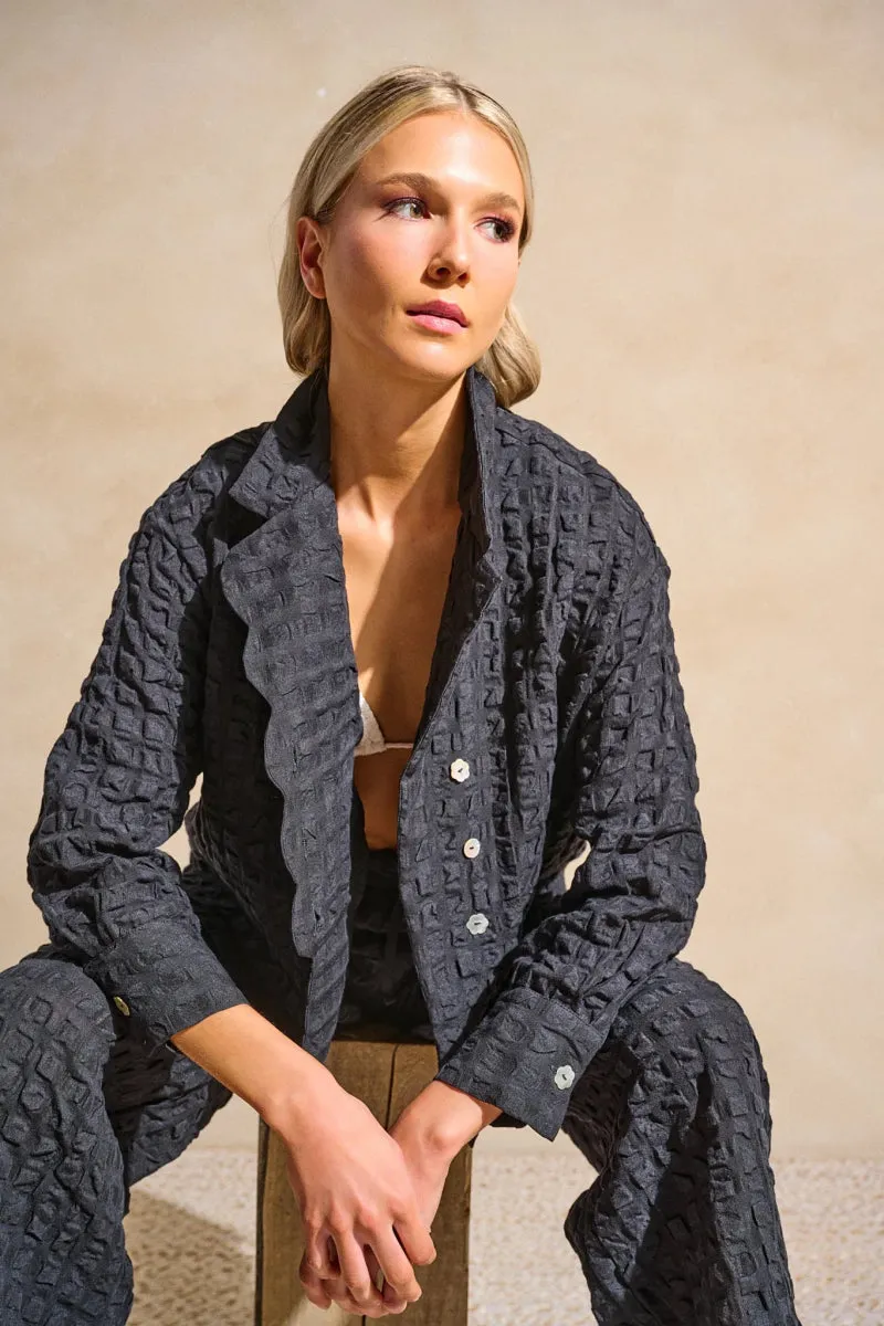 DorsaLi Nuage Shirt (Black)