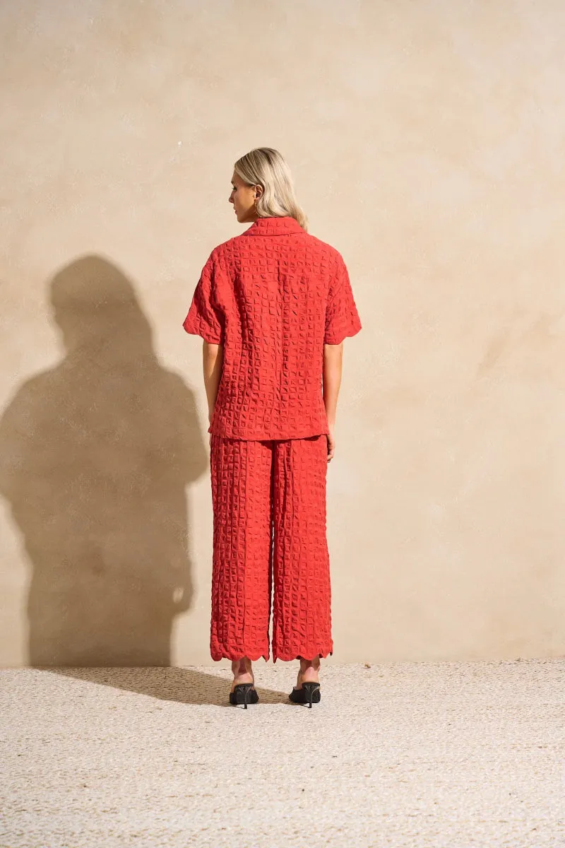 DorsaLi Nuage Shirt (Paprika)